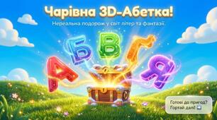 Чарівна 3D-Абетка: Подорож у світ літер