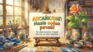 Апсайклінг. Використання залишків матеріалів для створення виробів, або Нове життя старих речей