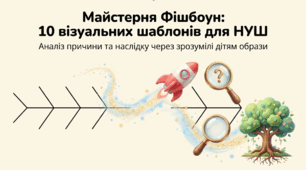 «Методичний конструктор 10 шаблонів візуалізації, що увімкнуть мислення вашого класу»