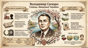 8 клас Володимир Сосюра. Вірш «Любіть Україну!». Короткі відомості про митця.