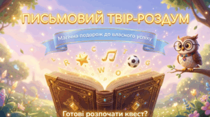 Письмовий твір-роздум.