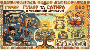 План -конспект уроку з української літератури : Сміх як зброя і ліки. Світ співомовок Степана Руданського та гуморесок Павла Глазового.