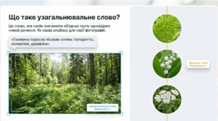 "Узагальнювальне слово в реченні з однорідними членами " (презентація + робочий аркуш + інфографіка), 5 кл.