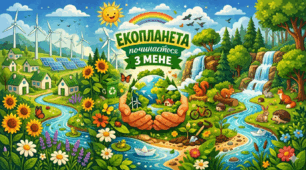 "Екопланета починається з мене". Сценарій заходу до Дня довкілля.