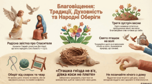 Відеопрезентація на тему: "Благовіщення: свято віри та весни"