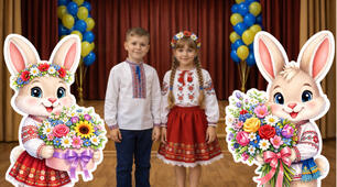 🐰 Ростові фігури “Святкові зайчики”