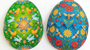 🥚 10 ВАРІАНТІВ великодніх листівок-сюрпризів!