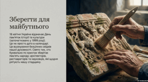 18 квітня - День пам’яток історії та культури України