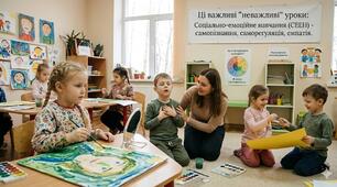 "Ці важливі "неважливі" уроки. Соціально-емоційне навчання (СЕЕН): самопізнання, саморегуляція, емпатія як основні аспекти емоційної складової на занятті художньо-продуктивної діяльності в дошкільному підрозділі" -