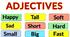 THE ADJECTIVE. TEST 1