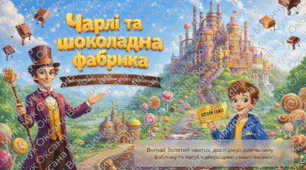 Презентація "🍫 ЧАРЛІ І ШОКОЛАДНА ФАБРИКА" 🌸 НОВИНКА! 🌸