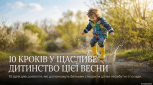 Поради для батьків "10 кроків у щасливе дитинство цієї весни""