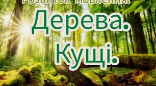 Розвиток мовлення ( Дерева. Кущі.)
