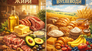 Закріплення знань про жири й вуглеводи