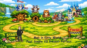 Граматичний квест на практикування Past Simple/Present Perfect. Quest "Max in Kitty World"