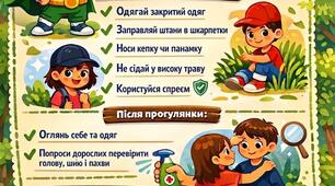 Пам'ятка "Як захиститися від кліщів"