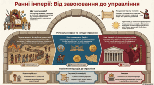 Розділ 4. §45 Ранні імперії. Інфографіка.