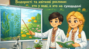 Водорості та спорові рослини: хто у воді, а хто  на суходолі