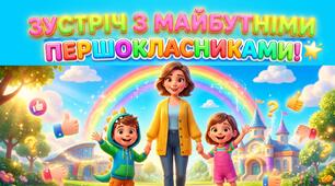 «Зустріч з майбутніми першокласниками» 🎒🌈✨ НОВИНКА! Сучасна презентація + Постер