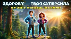 «ЗДОРОВ’Я — ТВОЯ СУПЕРСИЛА» 💪✨ КРУТА НОВИНКА! ✨Сучасна презентація для підлітків  + Постер