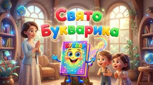 🌟 МЕГАнабір до свята Букварика  Сучасна презентація + конспект + постер + мегарозмальовка + свідоцтво читача