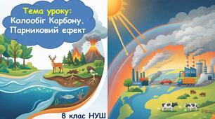 Презентація з хімії 8 клас НУШ: Колообіг Карбону. Парниковий ефект.
