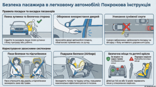Безпека пасажира легкового автомобіля