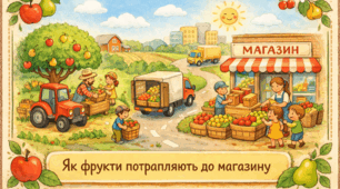 Проєкт «Як фрукти потрапляють до магазину»