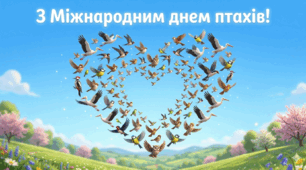 Анімована презентація та сценарій до Міжнародного дня птахів "Крилаті вісники волі"