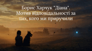 Українська література 7 клас. Борис Харчук "Діана".  Дискусія: мотив відповідальності за тих, кого ми приручили