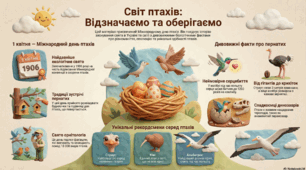Відеопрезентація на тему: "Дивовижний світ птахів"