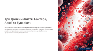 Основні групи організмів: бактерії, археї, еукаріоти.