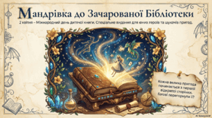 2 квітня - Міжнародний день дитячої книги.