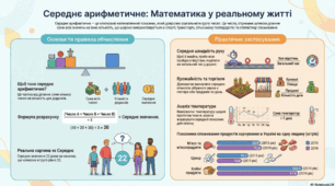 Відеопрезентація на тему: "Середнє арифметичне"