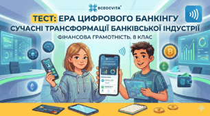 Тест до теми: Ера цифрового банкінгу: Сучасні трансформації банківської індустрії. Гр.3