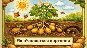 Проєкт "Як з'являється картопля"