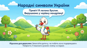 Презентація "Народні символи України." Соціум. Середня група.