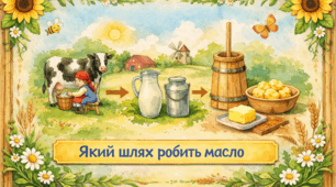 Проєкт "Як з’являється масло"