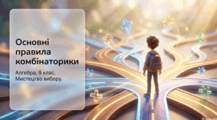 Основні правила комбінаторики. Розвя'язування вправ