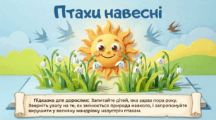 Презентація "Птахи навесні". Природа. Старша група.