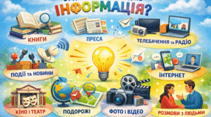 Звідки до нас приходить інформація.
