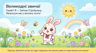 Презентації "Великодні звичаї". Соціум. Старша група.