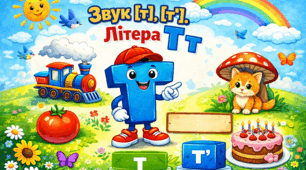 Звук [т], [т’]. Літера Т т