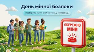 Презентація  до Дня Мінної безпека " Як зберегти життя в небезпечному середовищі" + РОЗМАЛЬОВКА в подарунок