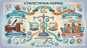 Контрольна робота. Стилістична норма
