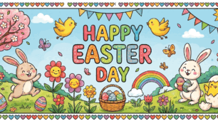 Постер Happy Easter Day