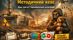Сучасний виховний захід до Дня Чорнобильської катастрофи + презентація + ігри + розмальовки