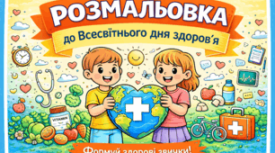 Розмальовки  до Всесвітнього дня здоров'я