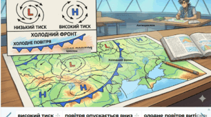 Вправа: Встановлення відповідності «Метеорологічний пазл»