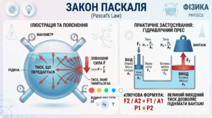 Презентація до уроку фізики (7 клас). Тема: «Закон Паскаля. Передача тиску рідинами і газами» (НУШ)